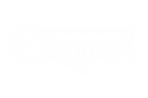expert logo white